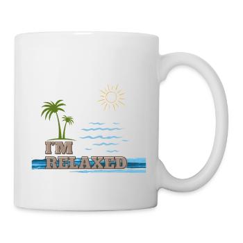 I'm Relaxed - Mug blanc - blanc - Droite