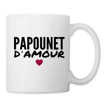 Papa Liebe - Tasse - Weiß - Rechts