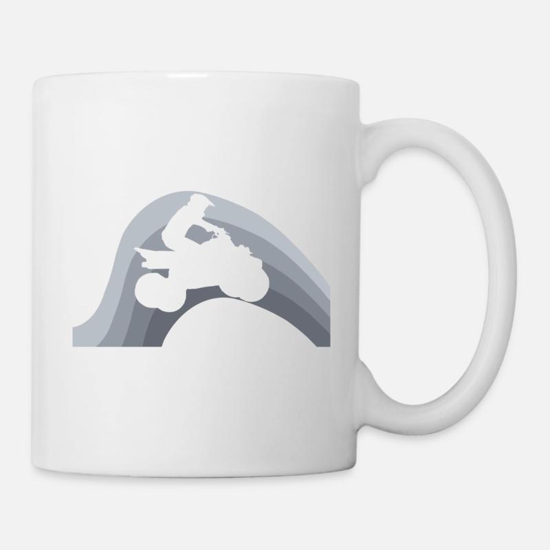 Quad Stunt - Mug - white