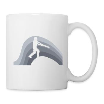Pitcher Cricketspieler Cricket - Tasse - Weiß - Rechts