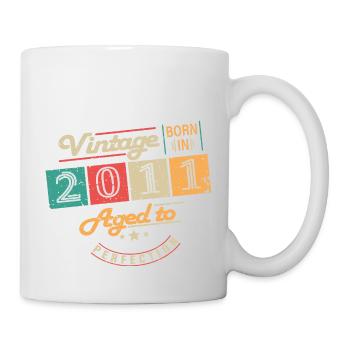 Original 2011 Vintage - 2011 Birthday Gift - Mug - white - Right