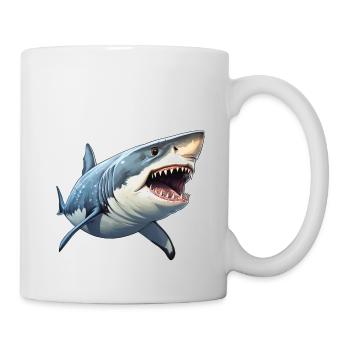 Hai - Tasse - Weiß - Rechts