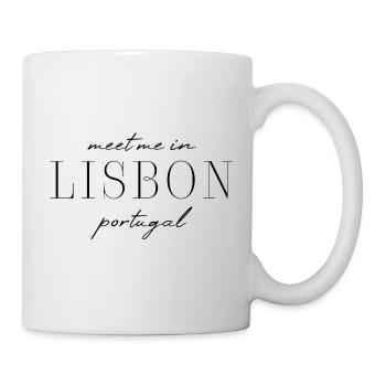 Lisbonne, Portugal Style Desing T-shirt - Mug blanc - blanc - Droite