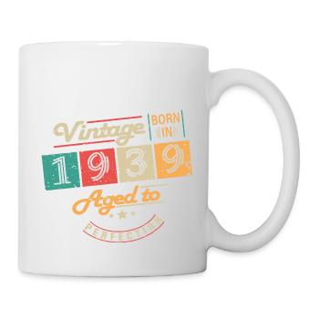 Original 1939 Vintage - 1939 Birthday Gift - Mug - white - Right