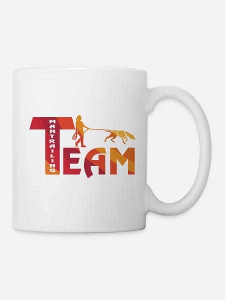 MantrailTEAM Rainbow - Tasse - Weiß