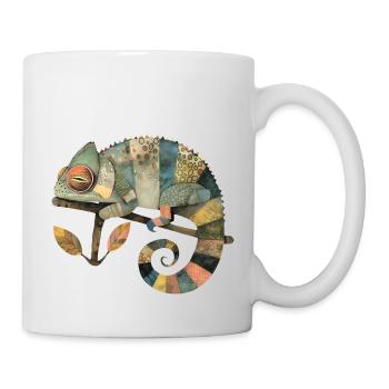 Chamäleon - Tasse - Weiß - Rechts
