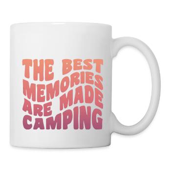 The Best Memories Are Made Camping - Tasse - Weiß - Rechts