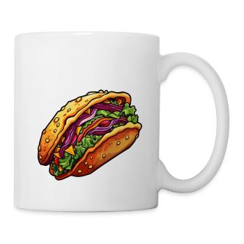 Tacos - Mug blanc - blanc - Droite