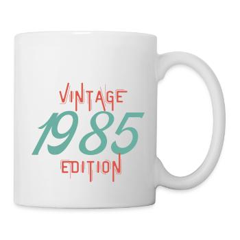 Jahrgang Ausgabe 1985 - Tasse - Weiß - Rechts