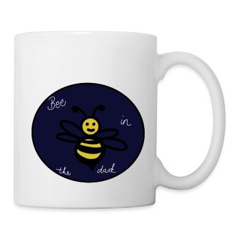 Bee in the dark - Tasse - Weiß - Rechts