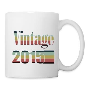 2015 anniversaire 2015 né en 2015 anniversaire - Mug blanc - blanc - Droite