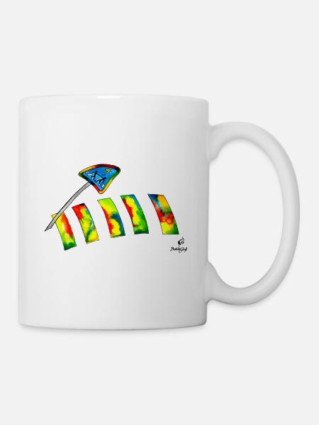 Zebrastreifen - Tasse - Weiß