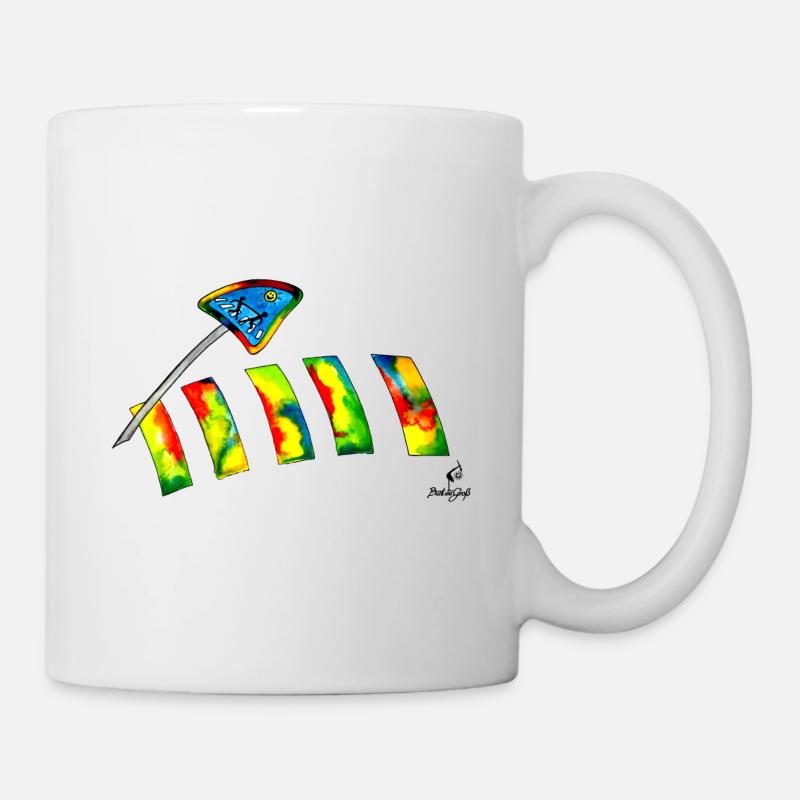 Zebrastreifen - Tasse - Weiß