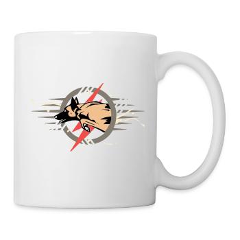 Malinois-Eclair - Tasse - Weiß - Rechts