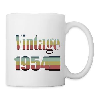 1954 anniversaire 1954 né en 1954 anniversaire - Mug blanc - blanc - Droite