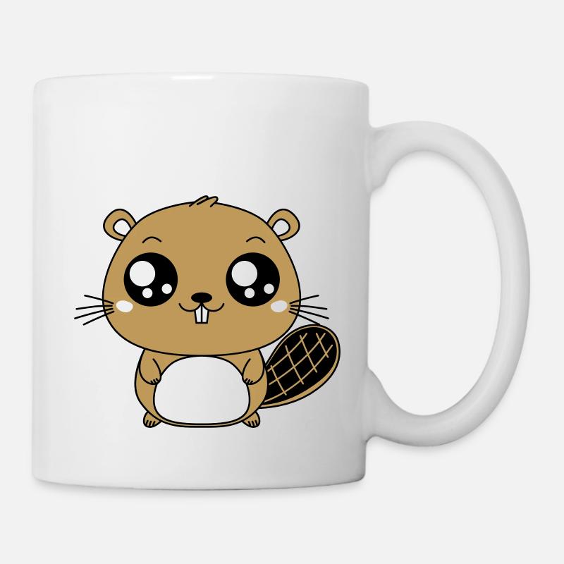 Süßer Biber - Tasse - Weiß