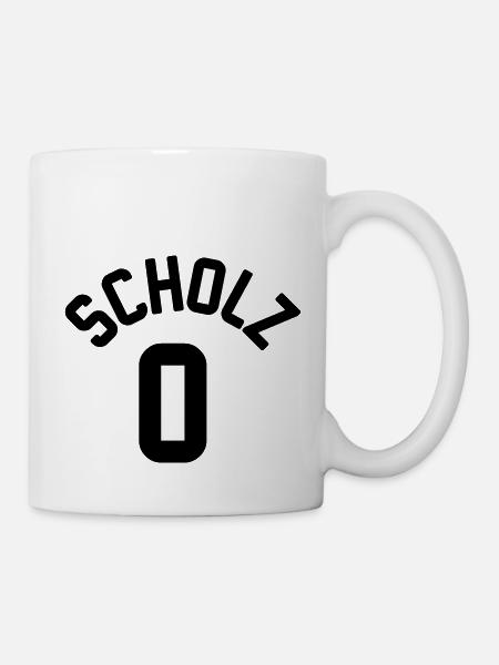 Scholz Null - Tasse - Weiß