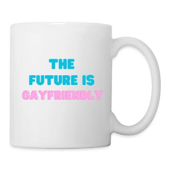 THE FUTURE IS GAYGRIENDLY - Mug blanc - blanc - Droite