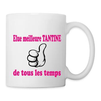 Beste TANTE ALLER ZEITEN - Tasse - Weiß - Rechts