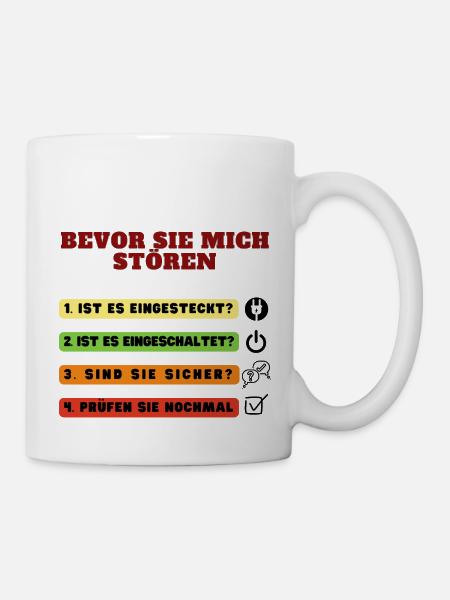 IT - Before You Disturb Me - Mug - white