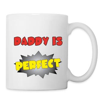 PAPA IST PERFEKT - Tasse - Weiß - Rechts