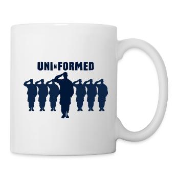 Uni-n-formed Uni-n-formiert - Mug - white - Right
