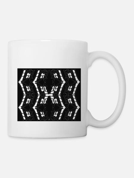 Neues Einzigartiges Muster - Tasse - Weiß
