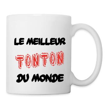 Le meilleur tonton du monde - Mug blanc - blanc - Droite