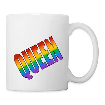 Queen Rainbow LGBTQ Pride - Mug - white - Right