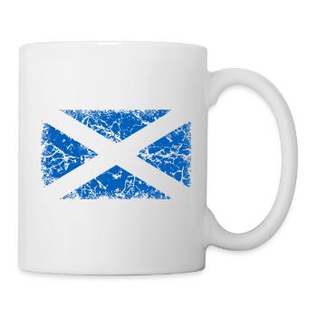 Drapeau de l’Écosse - Monocolore - Mug blanc - blanc - Droite