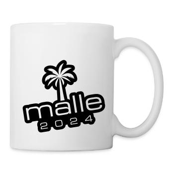 Malle 2024 Mallorca Palme - Tasse - Weiß - Rechts
