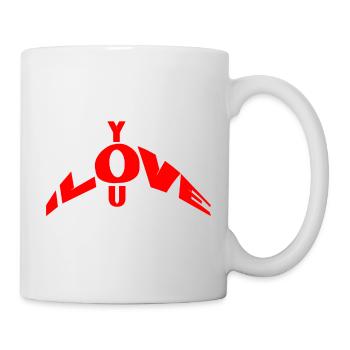 Je t’aime - Mug blanc - blanc - Droite
