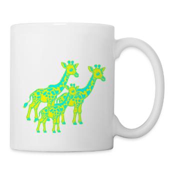 Girafe Afrique Safari Enfant Enfants Rétro Années 80 Années 90 - Mug blanc - blanc - Droite