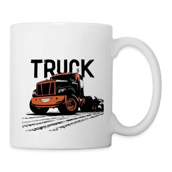 CAMION - Mug blanc - blanc - Droite