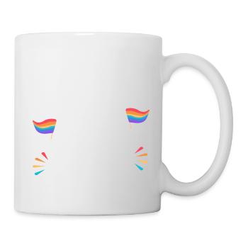 Je ne suis pas gay mais mon copain a 4 ans - Mug blanc - blanc - Droite