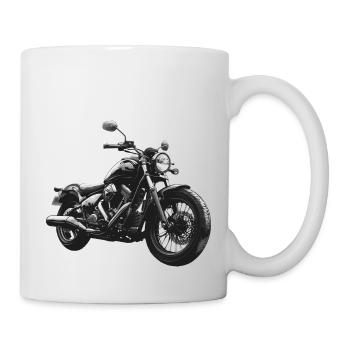 Motocyclette - Mug blanc - blanc - Droite