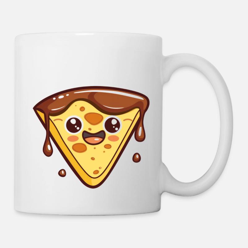 Funny Pizza Slice Comic - Mug - white