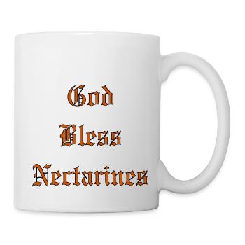 GodBlessNectarines - Tasse - Weiß - Rechts
