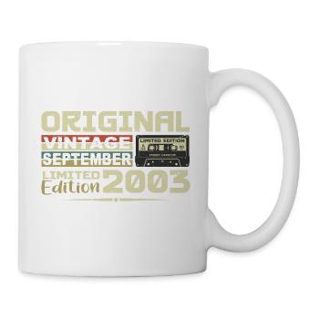 2003 - Les légendes Sont Nées en Septembre 2003 - Mug blanc - blanc - Droite