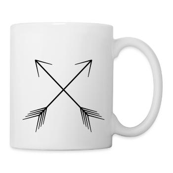 pfeile - Tasse - Weiß - Rechts