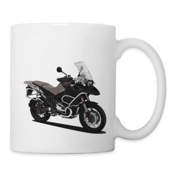 Travel Enduro // Illustration // Motorcycle - Mug - white - Right