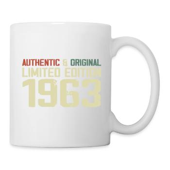 1963 Geburtstagsgeschenk 1963 Jahrgang 1963 Retro - Tasse - Weiß - Rechts