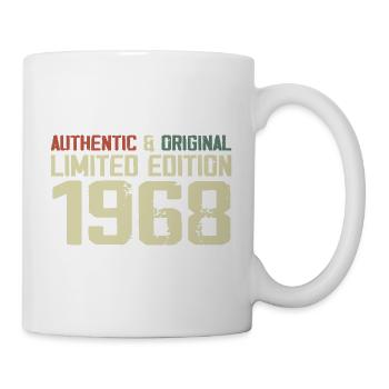 1968 Geburtstagsgeschenk 1968 Jahrgang 1968 Retro - Tasse - Weiß - Rechts