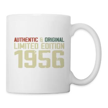 1956 Geburtstagsgeschenk 1956 Jahrgang 1956 Retro - Tasse - Weiß - Rechts