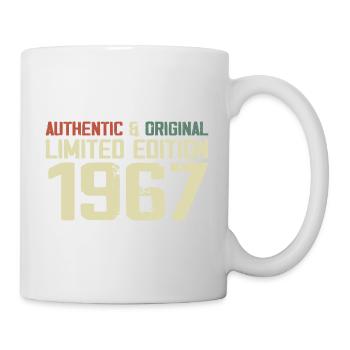 1967 Geburtstagsgeschenk 1967 Jahrgang 1967 Retro - Tasse - Weiß - Rechts