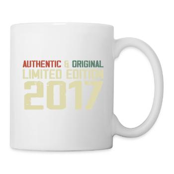 2017 Geburtstagsgeschenk 2017 Jahrgang 2017 Retro - Tasse - Weiß - Rechts