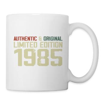 1985 Geburtstagsgeschenk 1985 Jahrgang 1985 Retro - Tasse - Weiß - Rechts