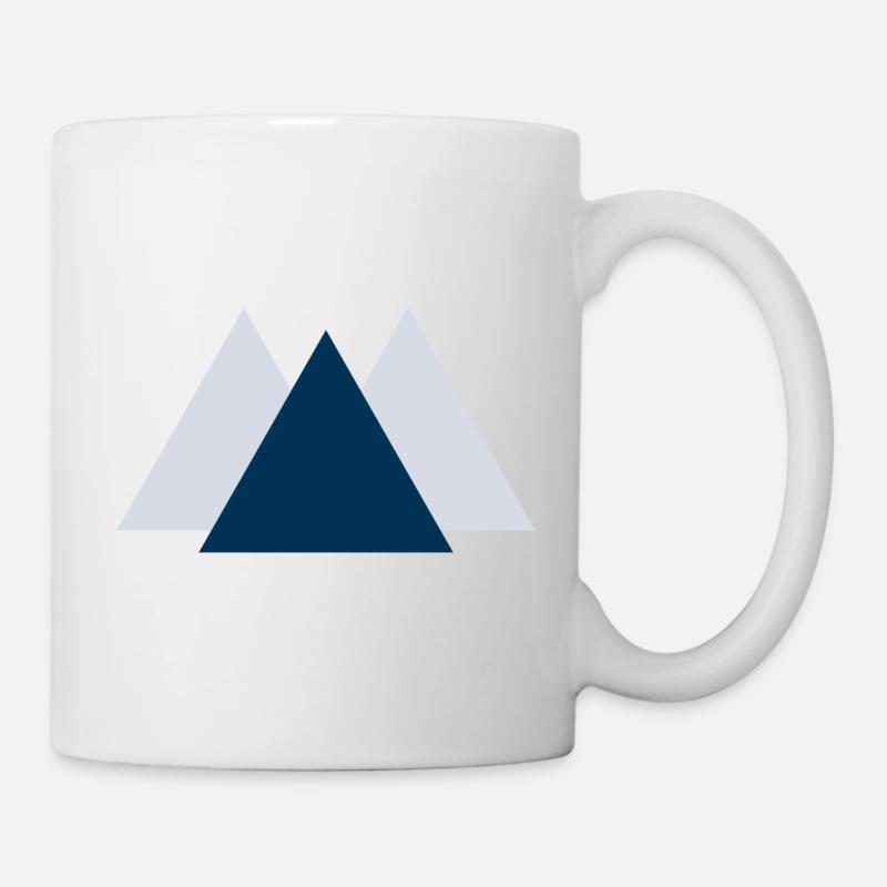 Pics géométriques - Mug blanc - blanc