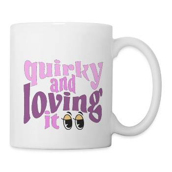 Excentrique et j’adore le rose - Mug blanc - blanc - Droite