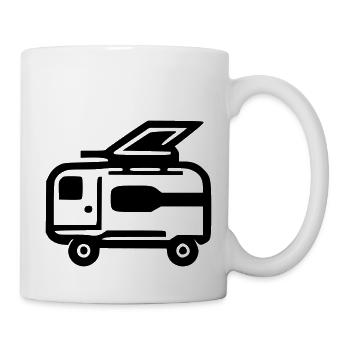 Caravane - Mug blanc - blanc - Droite